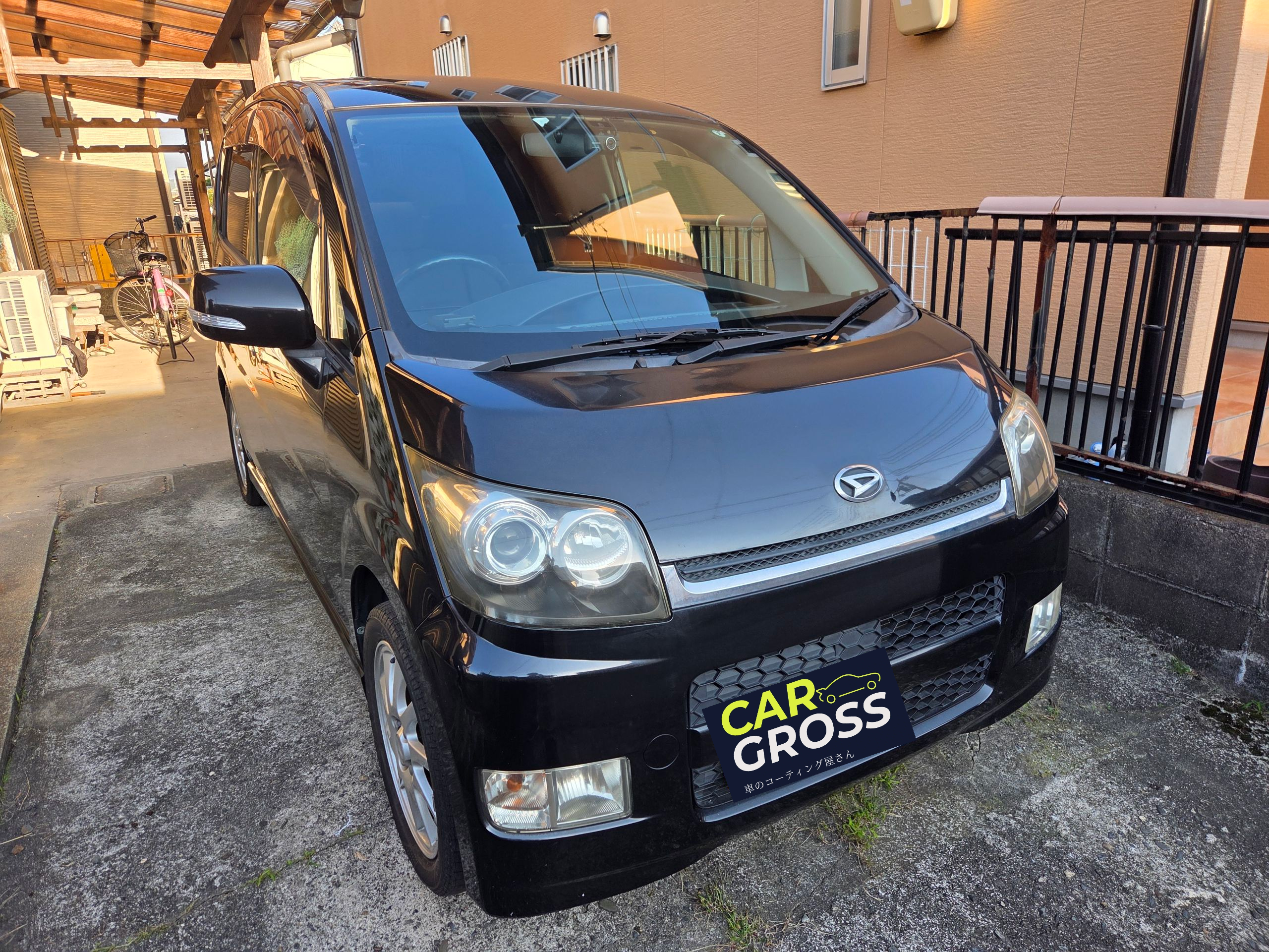 ムーヴ ヘッドライトリフレッシュ+天井研磨