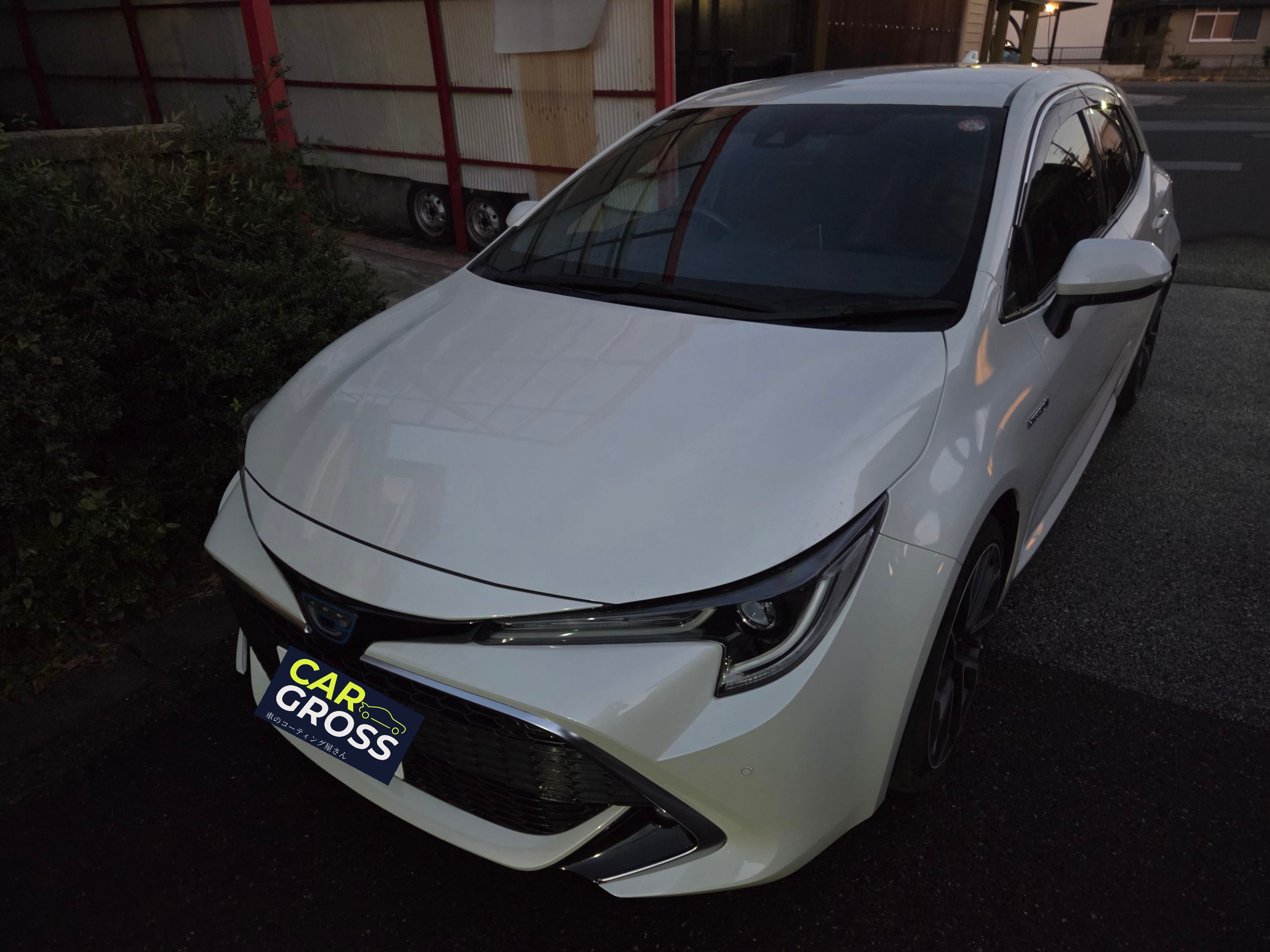 カローラスポーツ 手洗い洗車(簡易コーティング仕上げ)